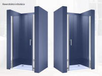 Jednokrídlové sprchové dvere Puerta 80 - 76-81x190 cm matné