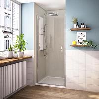 Jednokrídlové sprchové dvere T1 90 - 86-91x190cm (T1_90C)