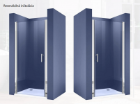 Puerta 90 - jednokrídlové sprchové dvere 86-91x190 cm