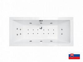 Sanovo ASTER KOMBI ELEKTRO 155x75 - hydromasážna vaňa (AST_15575KE)