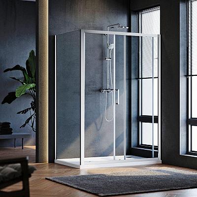 Sanovo DELIVERY KOMBI - obdĺžnikový sprchový kút 90x80 cm