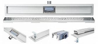 Sanovo GREEK 90 - nerezový sprchový žľab 90 cm