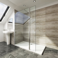 Sanovo SINGLE PLUS 120 - sprchová walk in zástena 120x30x195 cm