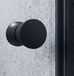 Sanovo T2 100 BLACK - dvojkrídlové sprchové dvere v čiernom ráme 96-101 cm (T2B_100C)