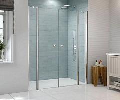 Sanovo T4 120 - dvojkrídlové sprchové dvere s PBD-20 118-122 cm (T2P_120C)