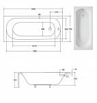 Sanovo VIOLET KOMBI ELEKTRO 150x75 - obdĺžniková hydromasážna vaňa (VIO_150x75KE)