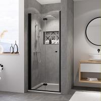 Zalamovacie sprchové dvere Sanovo Mystery BLACK 76-81 cm (MYSB_80C)